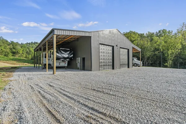 a view of an ocean and a mountain