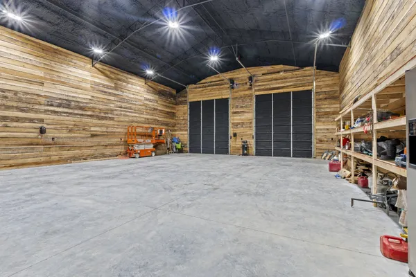 a view of a lake with a mountain