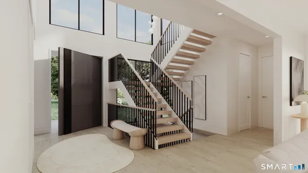 a view of entryway and hall