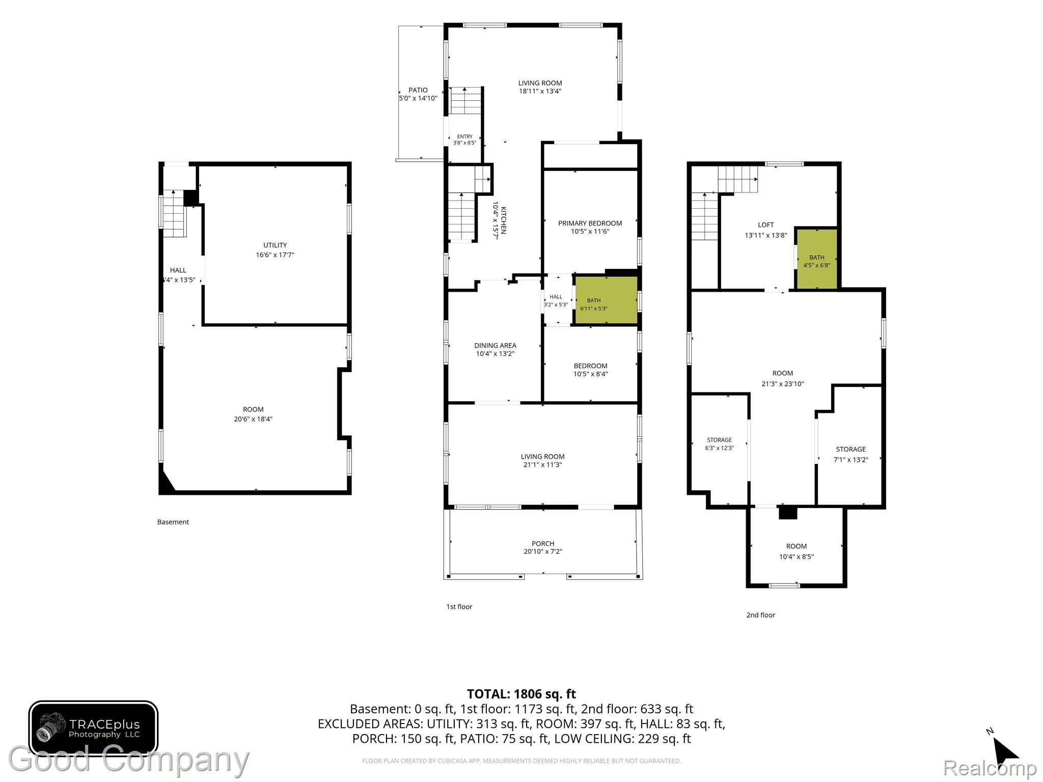 836 West Silver Lake Road Fenton, MI 48430 - Photo 57 of 61 all_floors_823_west_silver_lake_road_fenton_with_dim.jpg