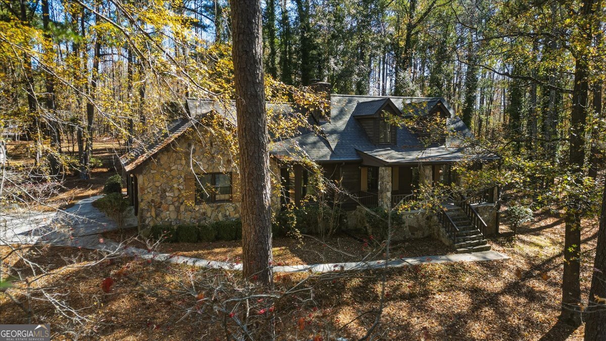 590 South New Salem Road Griffin, GA 30223 - Photo 46 of 52 a backyard of a house with lots of green space