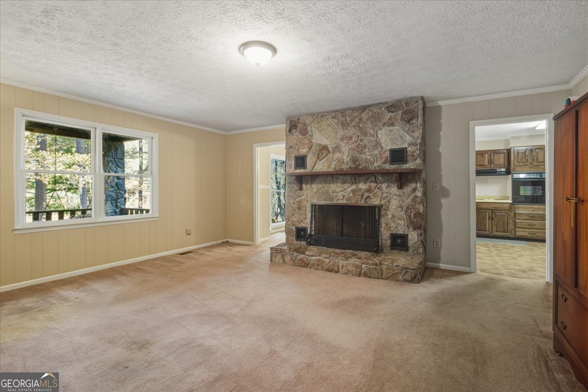 590 South New Salem Road Griffin, GA 30223 - Photo 7 of 52 an empty room with windows and fireplace
