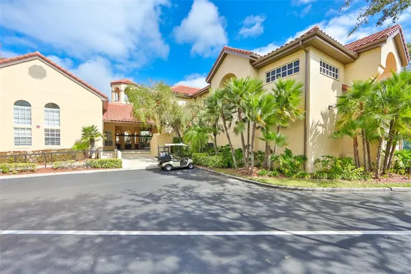 a view of a tables and chairs in patio