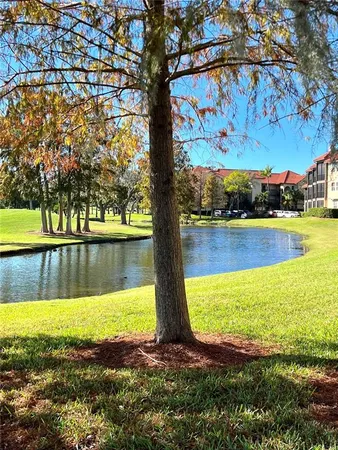 a view of a golf course
