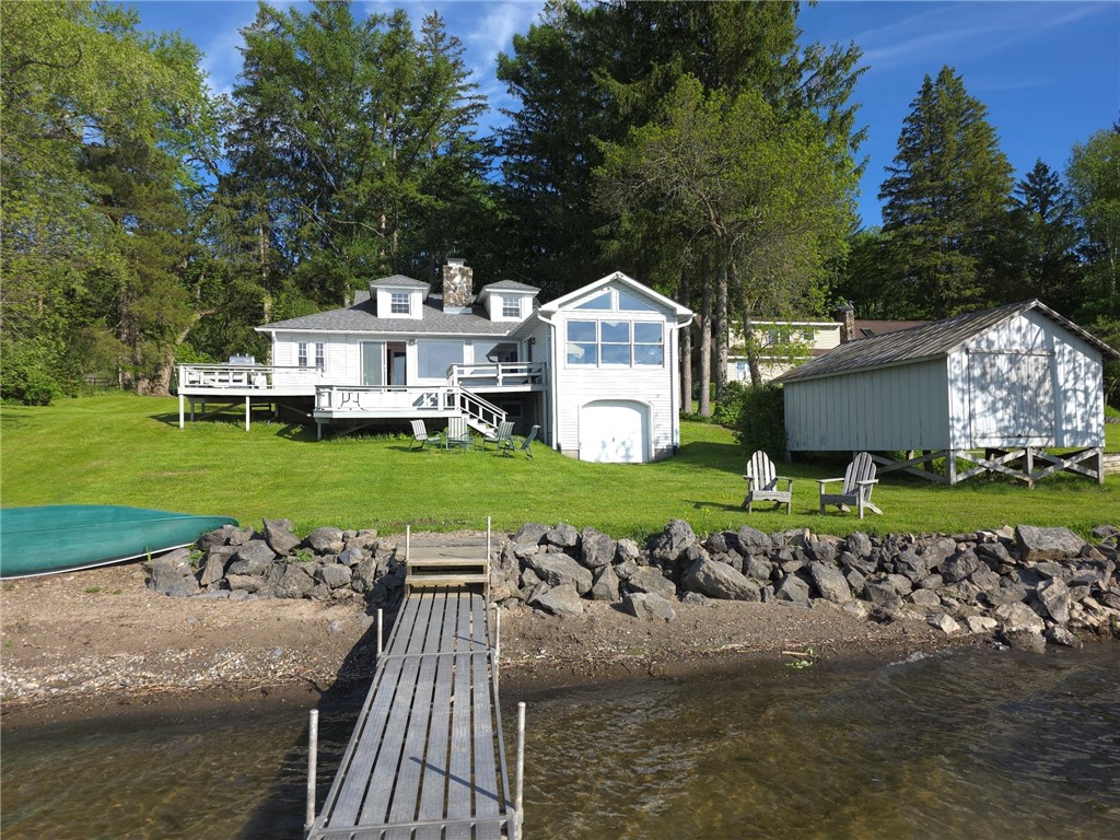 115 Log Cabin Road Otsego, NY 13439 - Photo 4 of 49 backyard lake view