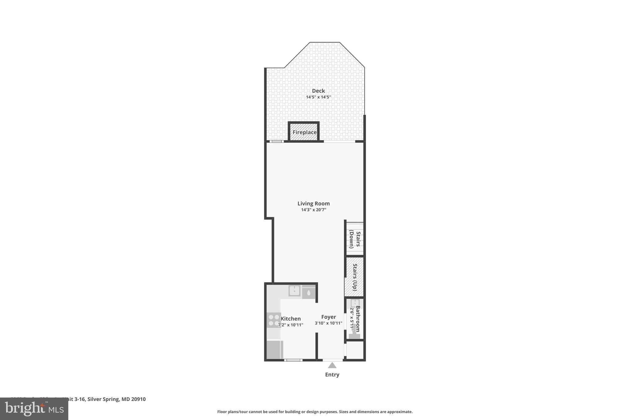 2062 Derby Ridge Lane, Unit 316 Silver Spring, MD 20910 - Photo 46 of 48 1st Floor Floorplan