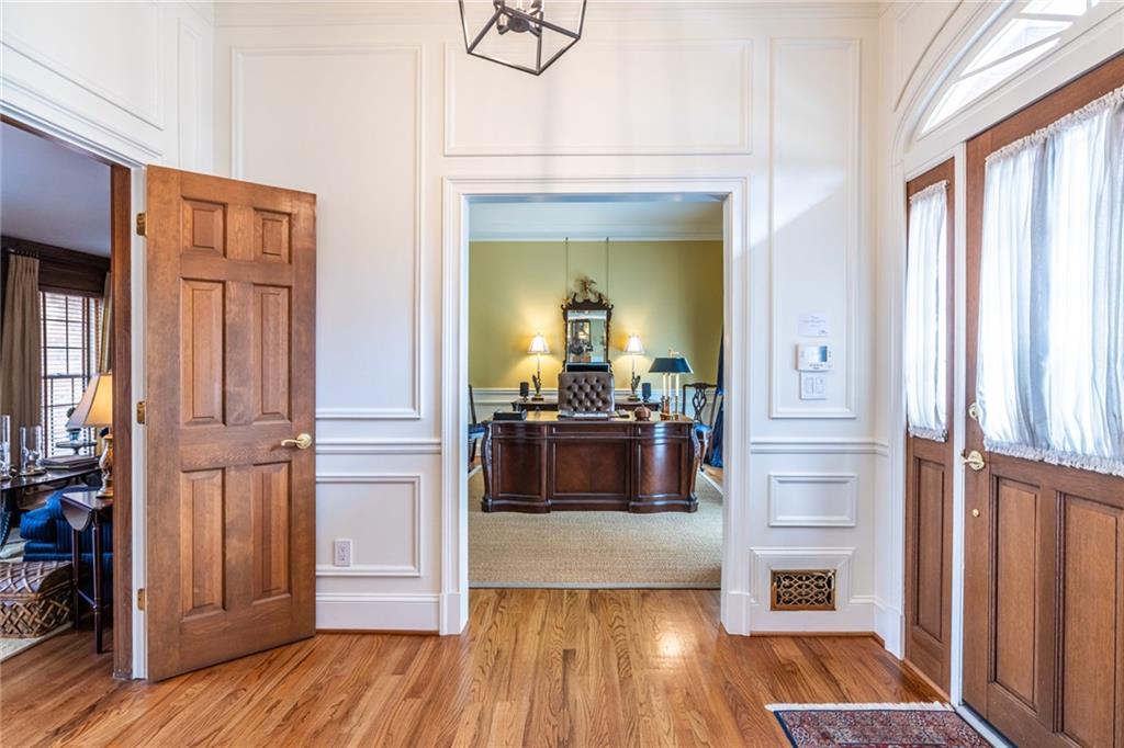 950 Heritage Hills Road Decatur, GA 30033 - Photo 11 of 88 a view of a hallway view with wooden floor and staircase