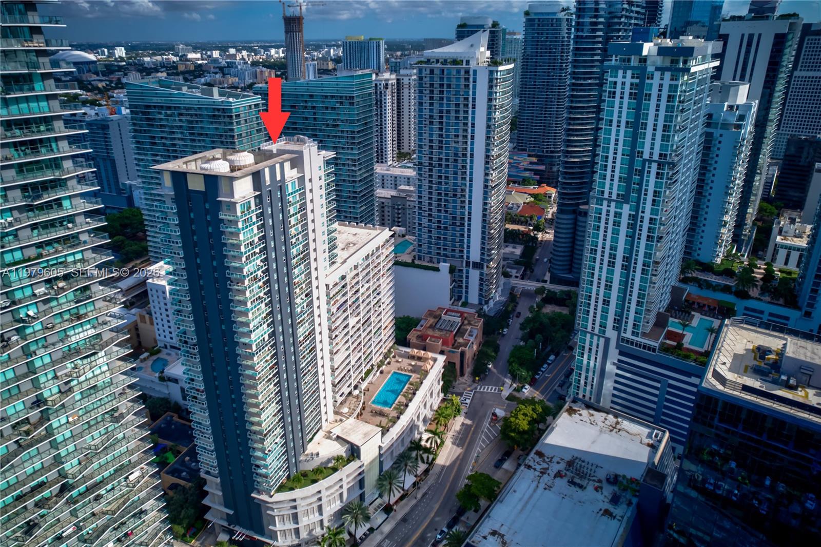 1250 South Miami Avenue, Unit 2802 Miami, FL 33130 - Photo 18 of 64 a city view
