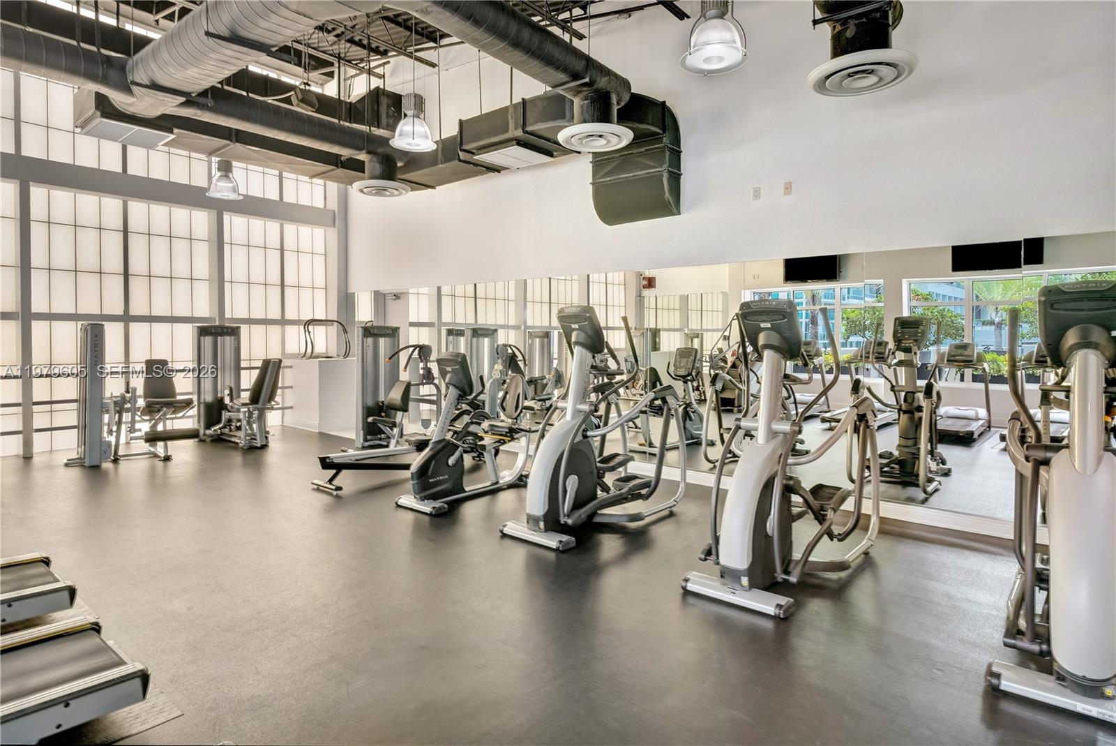 1250 South Miami Avenue, Unit 2802 Miami, FL 33130 - Photo 34 of 64 a view of a room with gym equipment