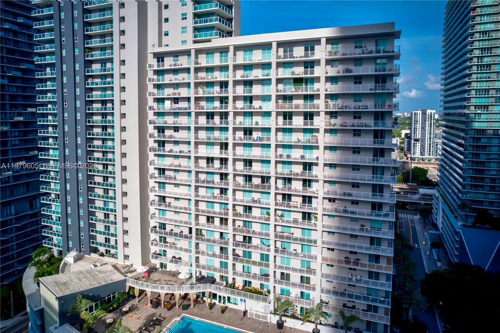 1250 South Miami Avenue, Unit 2802 Miami, FL 33130 - Photo 4 of 64 a view of a city with tall buildings