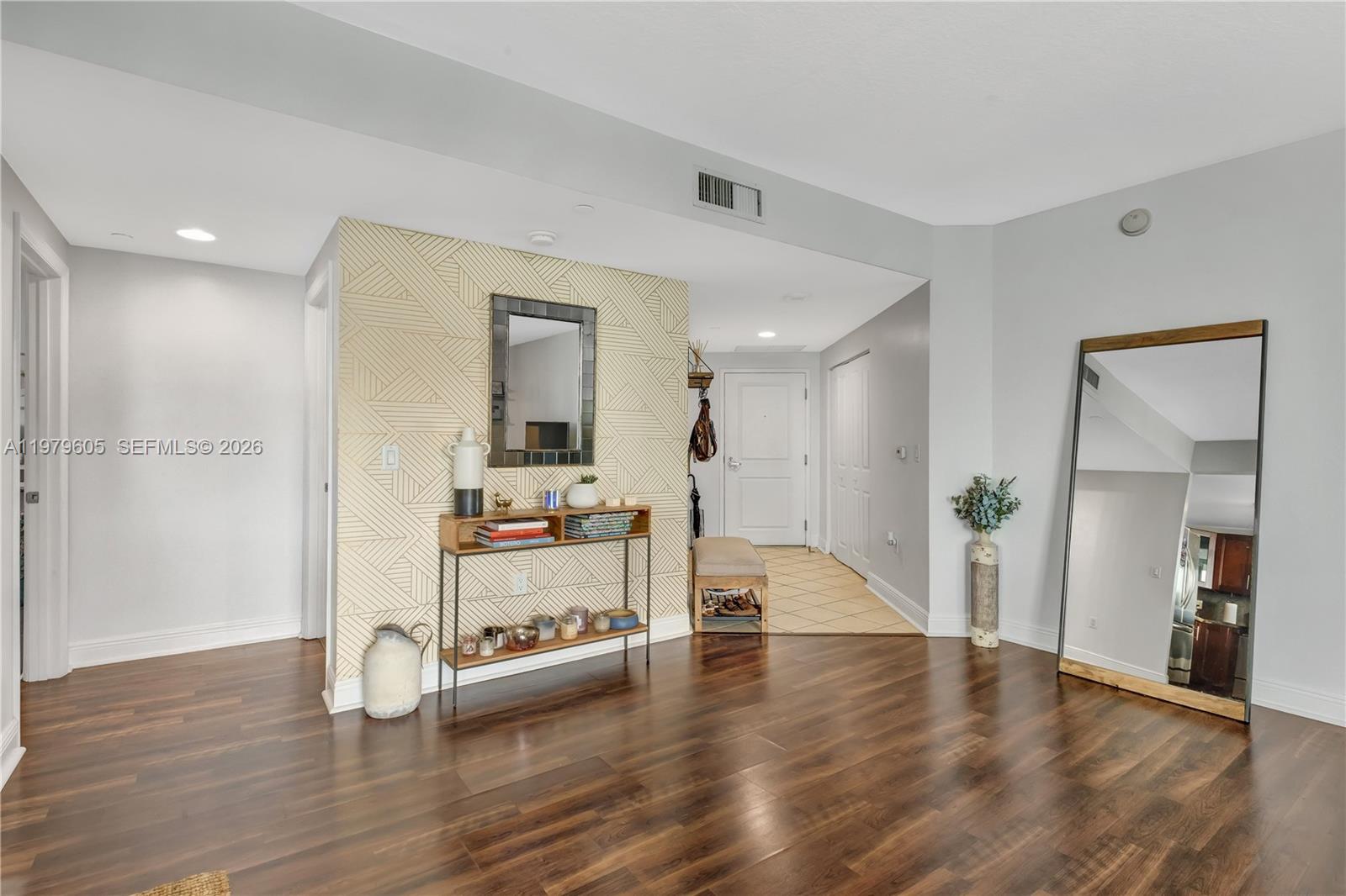 1250 South Miami Avenue, Unit 2802 Miami, FL 33130 - Photo 46 of 64 a view of a living room and wooden floor