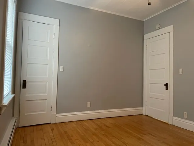 wooden floor in an empty room