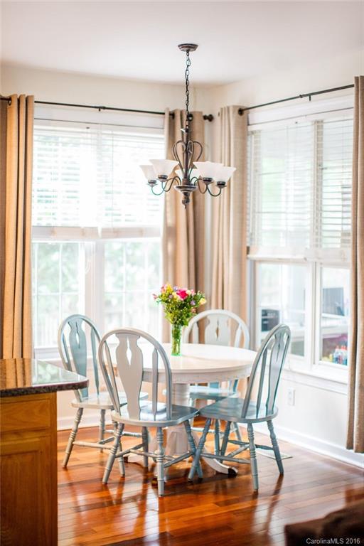 12521 Hawks Ridge Road Huntersville, NC 28078 - Photo 6 of 24 a view of a dining room with furniture window and wooden floor
