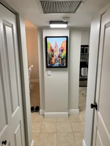 a view of a bench in balcony