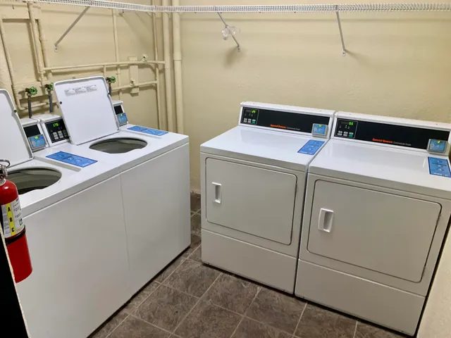 a front view of a house with a yard and fountain