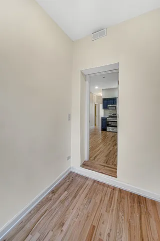 a view of wooden floor