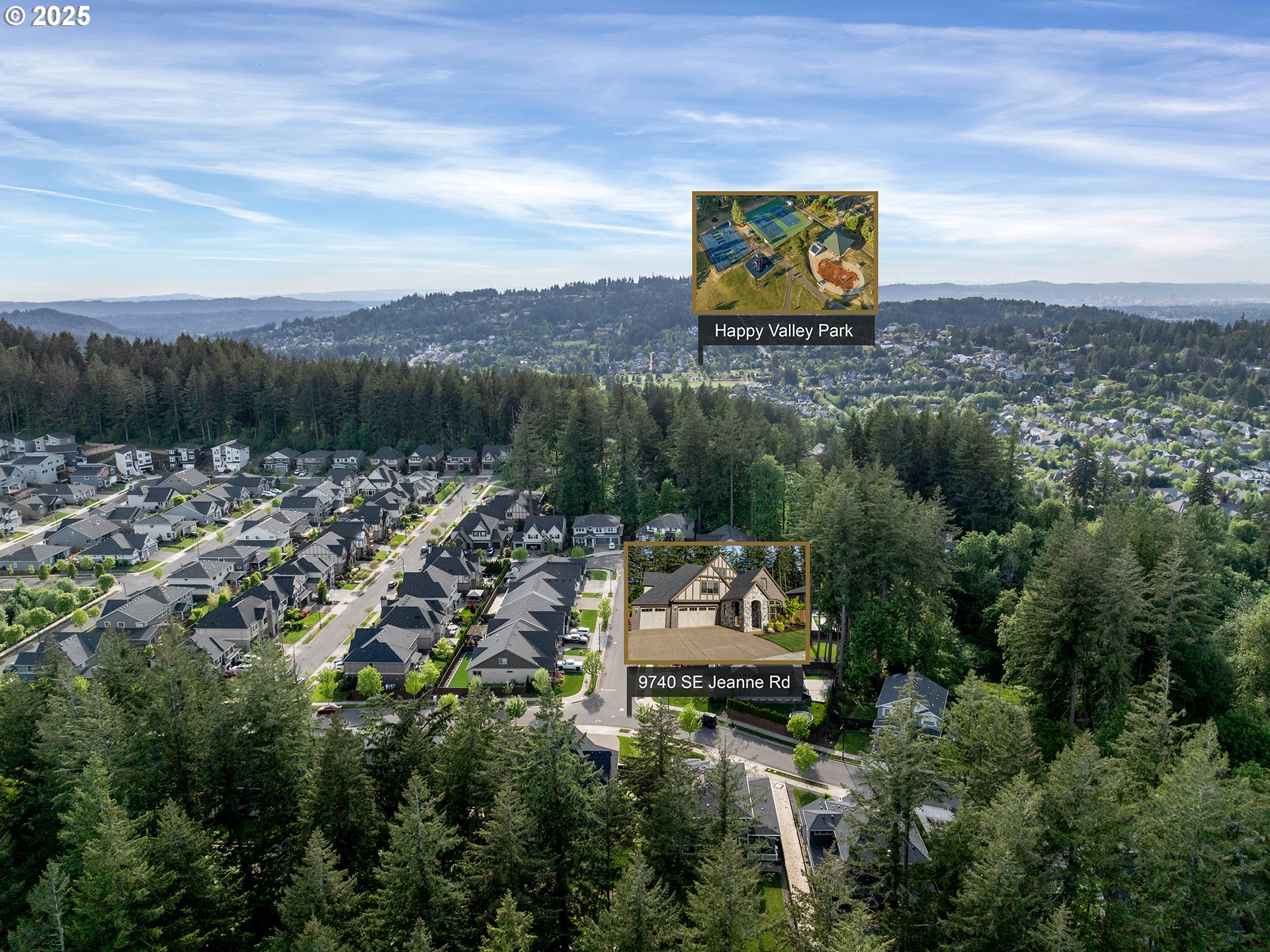 9740 Southeast Jeanne Road Happy Valley, OR 97086 - Photo 43 of 48 Drone View/UAV