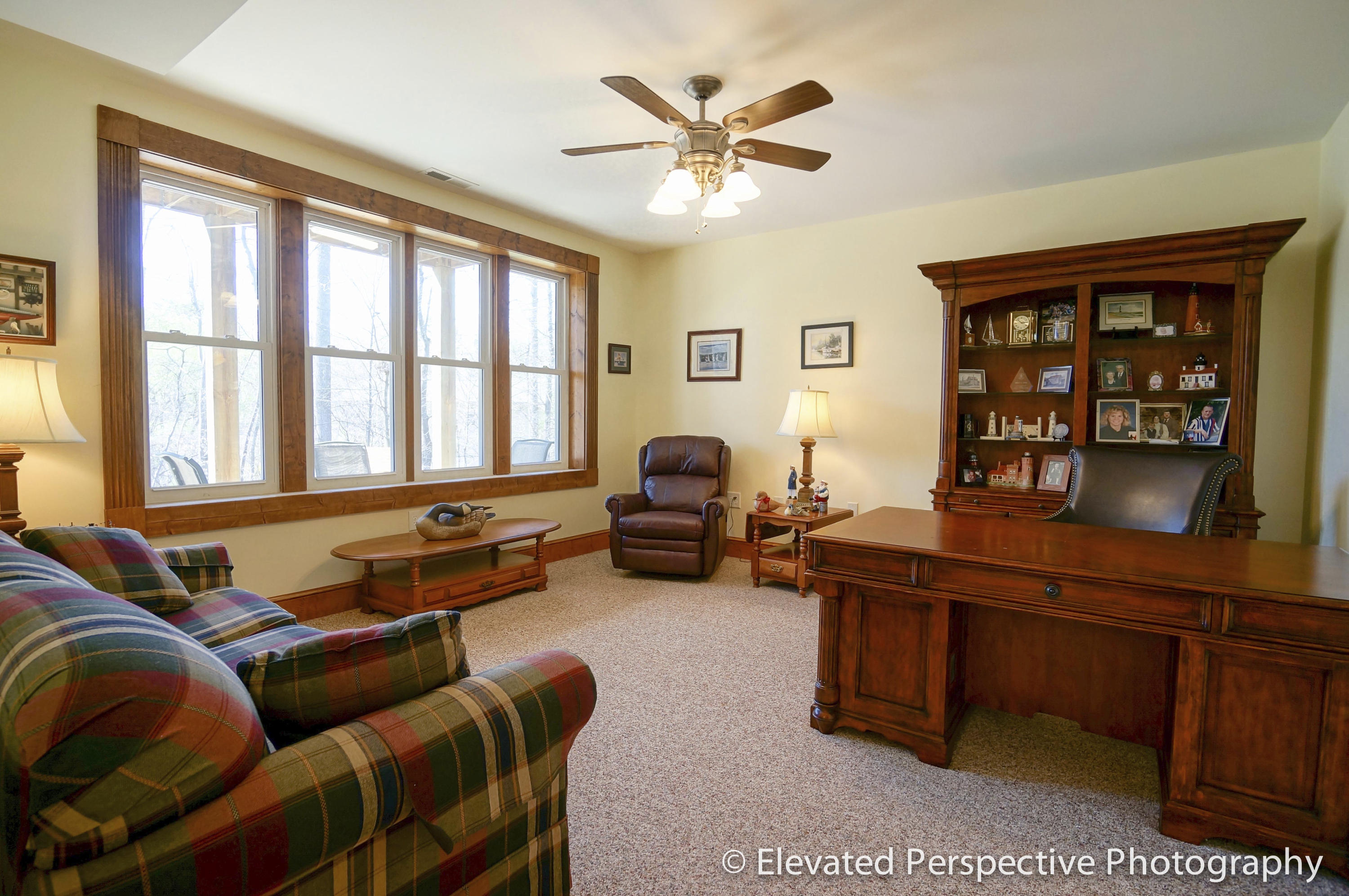 45 Highland Lake Road Union Hall, VA 24176 - Photo 14 of 22 a living room with furniture a ceiling fan and a window