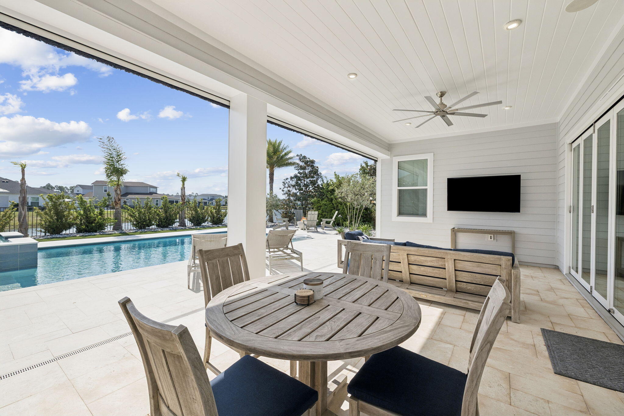 70 River Rise Way Inlet Beach Inlet Beach, FL 32461 - Photo 32 of 59 a view of a dining room with furniture window and outside view