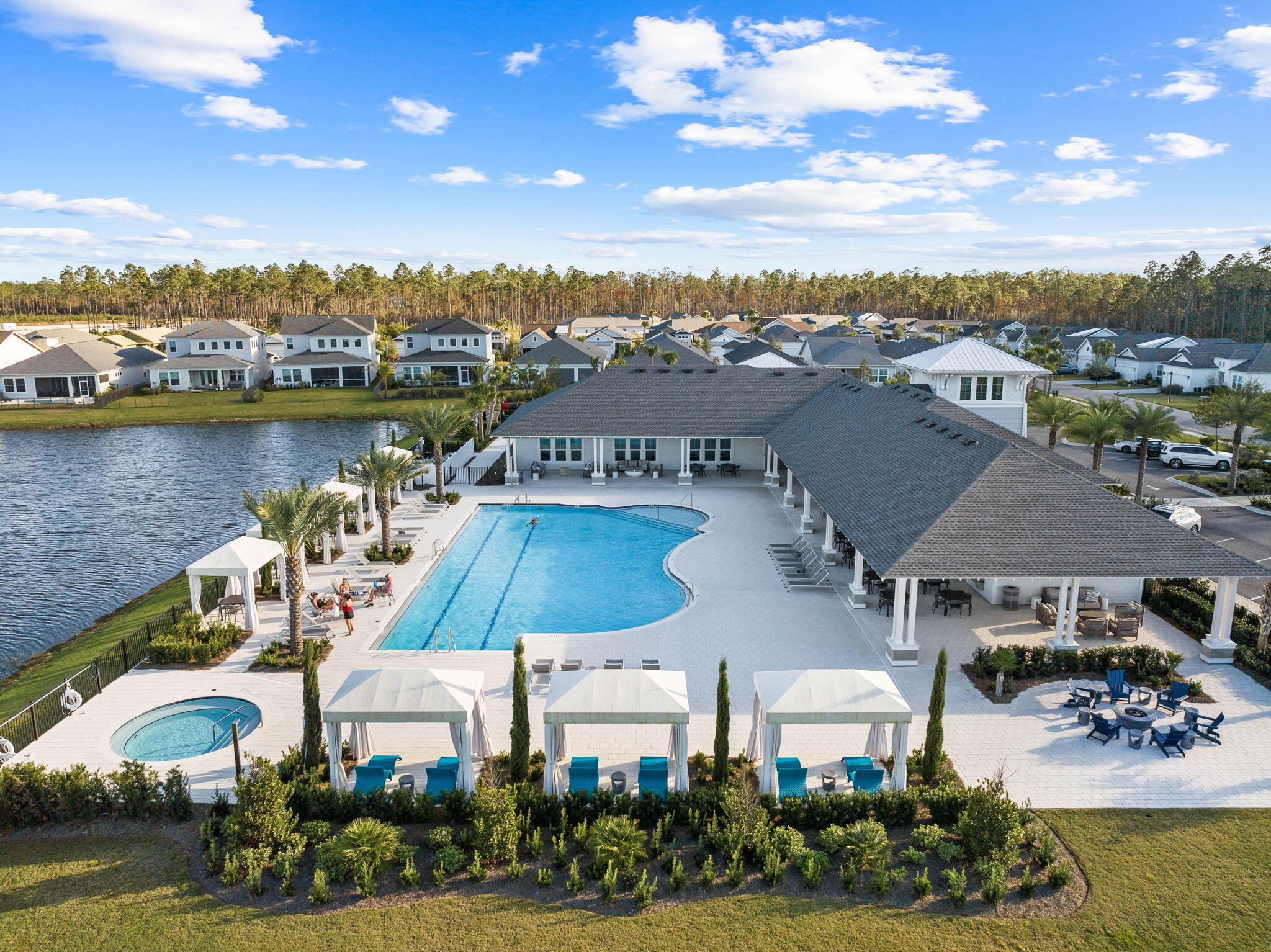 70 River Rise Way Inlet Beach Inlet Beach, FL 32461 - Photo 57 of 59 a view of a city with lake