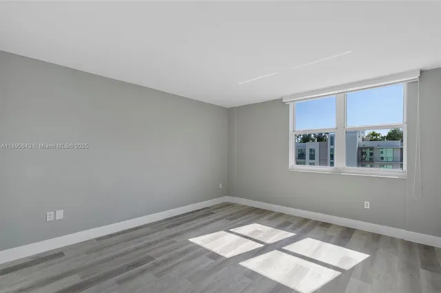 wooden floor in a room