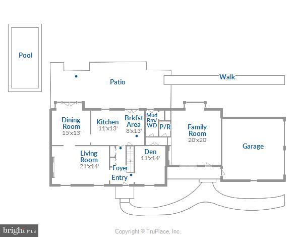 1717 Circle Road Baltimore, MD 21204 - Photo 87 of 96 Main level floorplan
