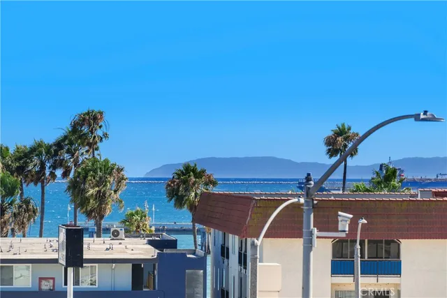 a view of a lake and a mountain