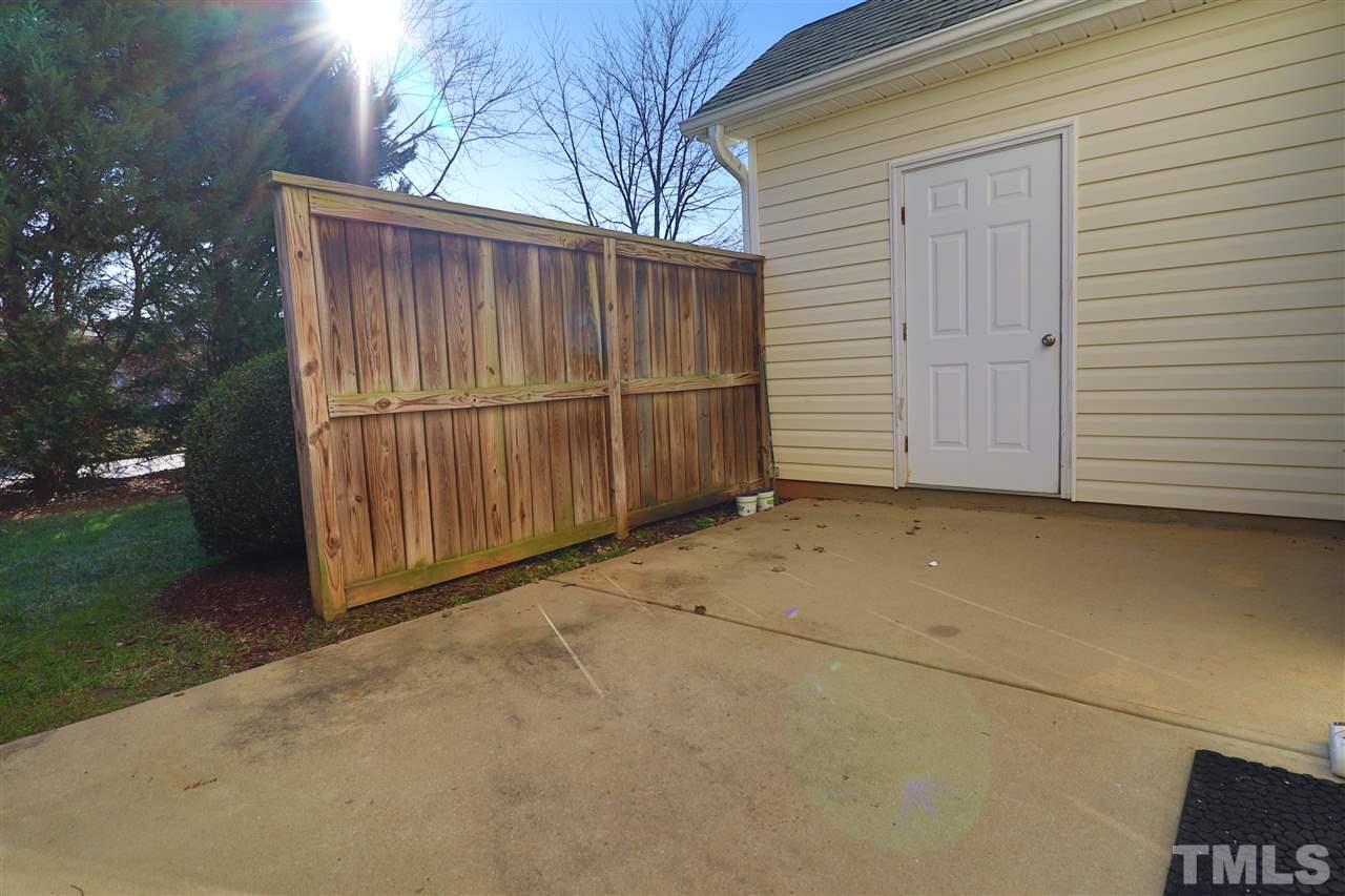 2110 Piney Brook Road, Unit 105 Raleigh, NC 27614 - Photo 24 of 28 Fenced Patio and Storage