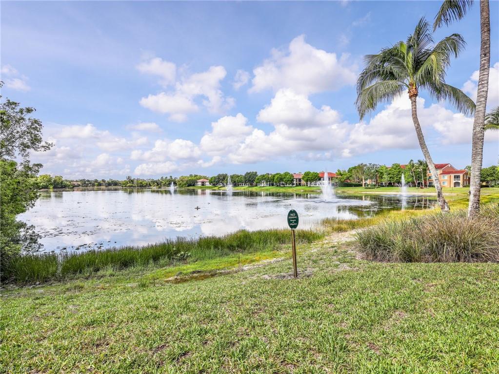 1205 Reserve Way, Unit 302 Naples, FL 34105 - Photo 25 of 31 a view of a lake with a big yard