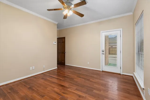 a view of an empty room