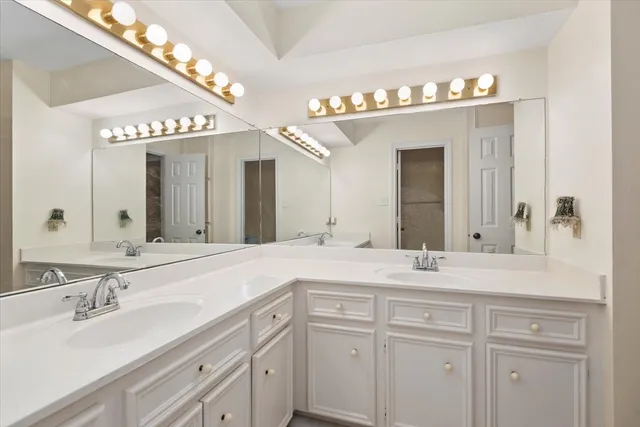 a view of pool with a backyard