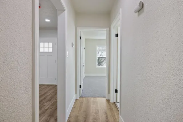 wooden floor in a gallery