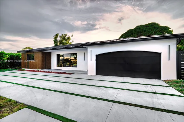 a living room with a fireplace