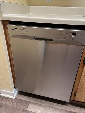 a view of a closet with storage