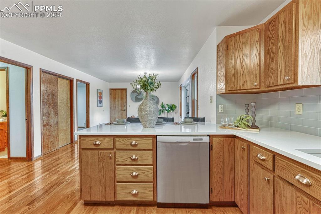 12220 Old Barn Road Elbert, CO 80106 - Photo 27 of 47 a kitchen with a sink and cabinets