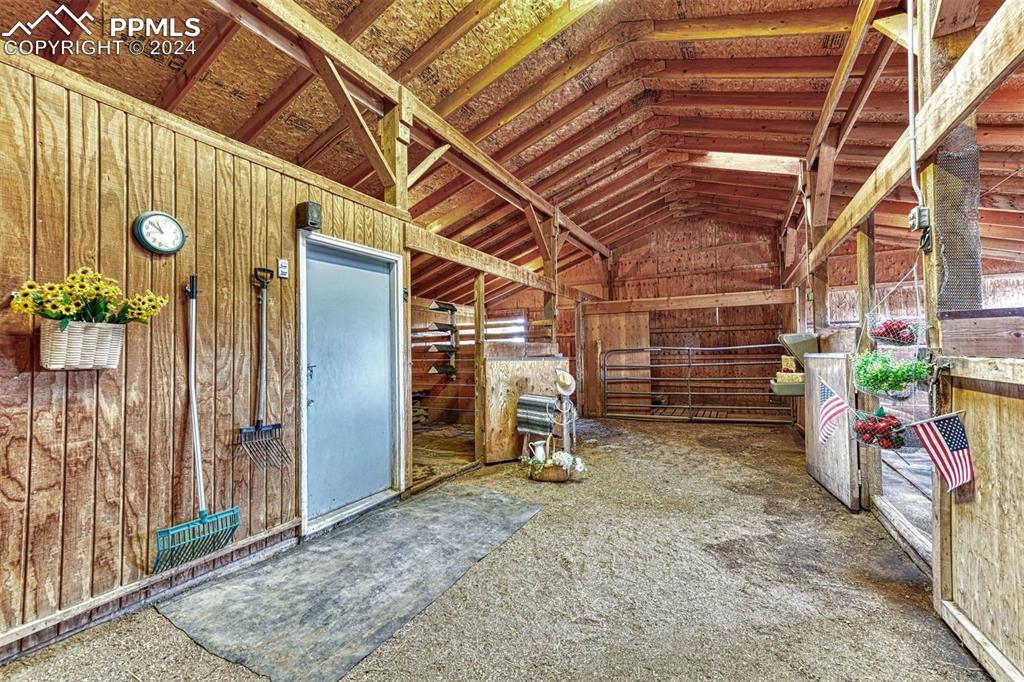 12220 Old Barn Road Elbert, CO 80106 - Photo 37 of 47 a view of a room with wooden walls