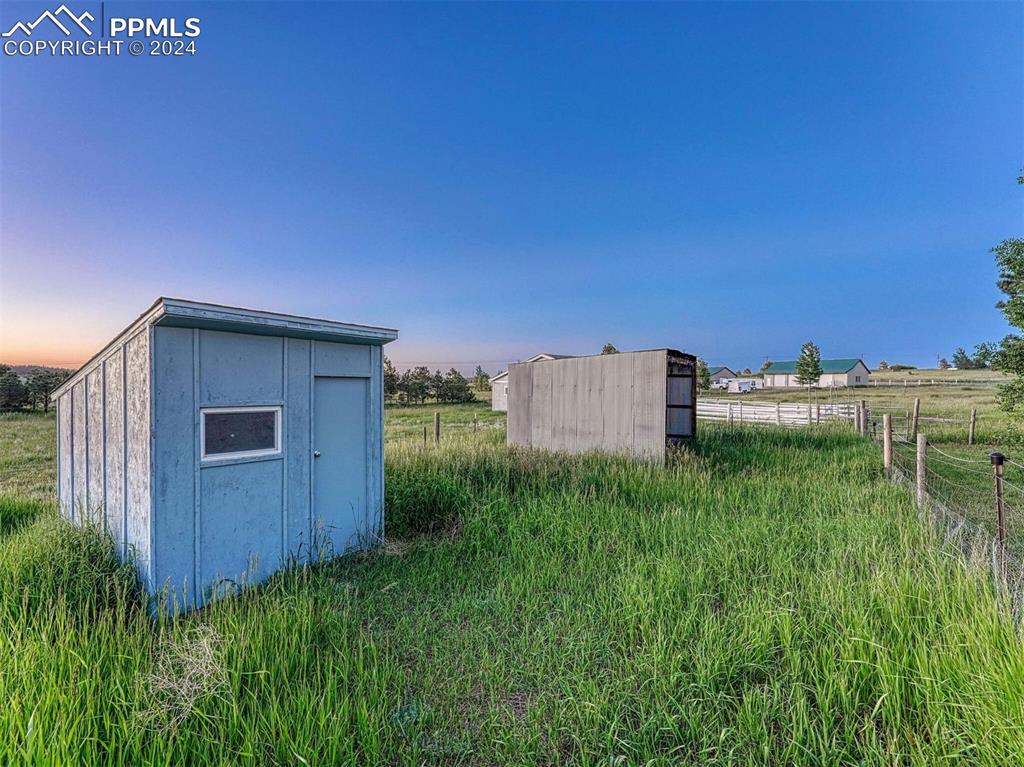 12220 Old Barn Road Elbert, CO 80106 - Photo 39 of 47 a house view with a garden space