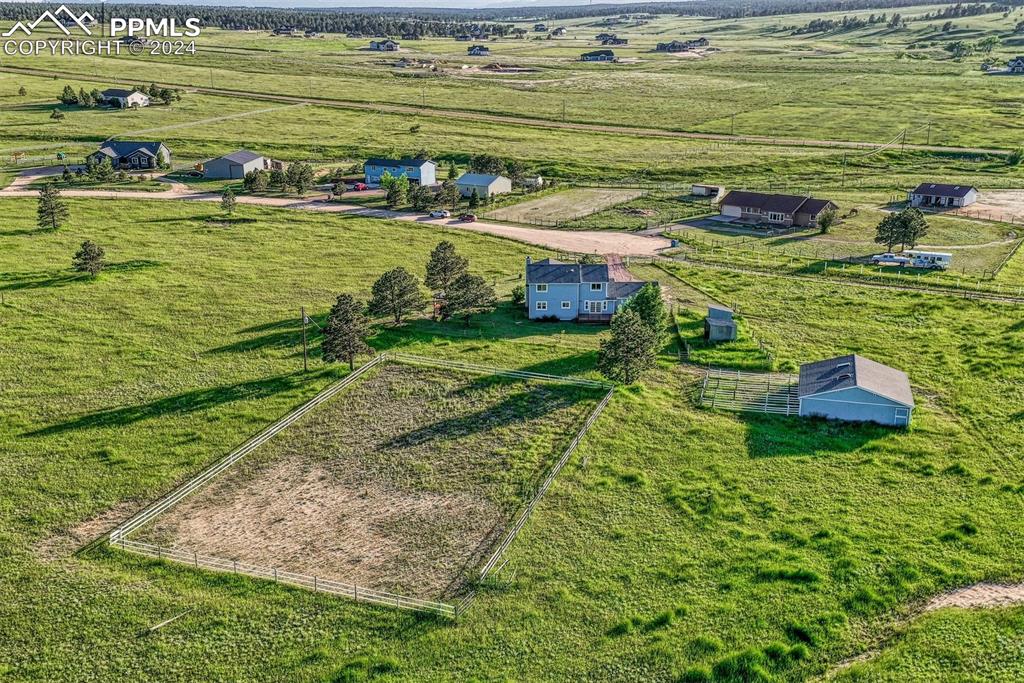 12220 Old Barn Road Elbert, CO 80106 - Photo 9 of 47 a view of a water pond with lots of green space