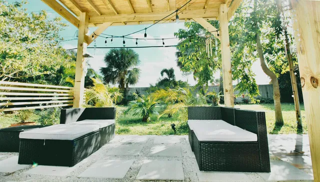 a view of outdoor space and yard