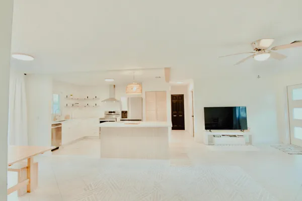 a view of a living room