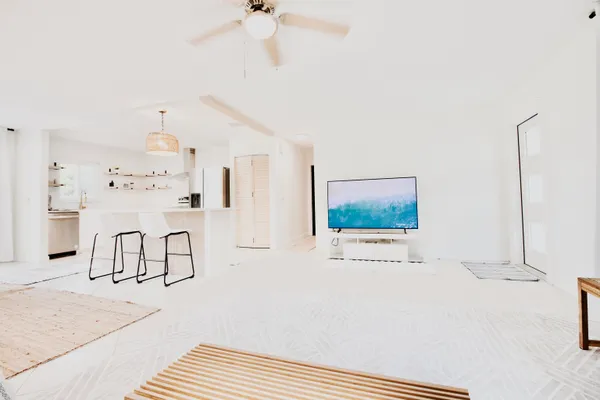 a view of a living room