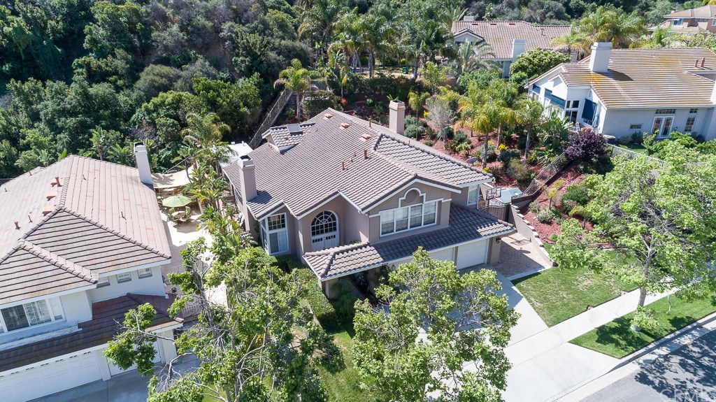 4224 San Ramon Drive Corona, CA 92882 - Photo 46 of 63 Front aerial view of the house. The property is the 2nd from the left.