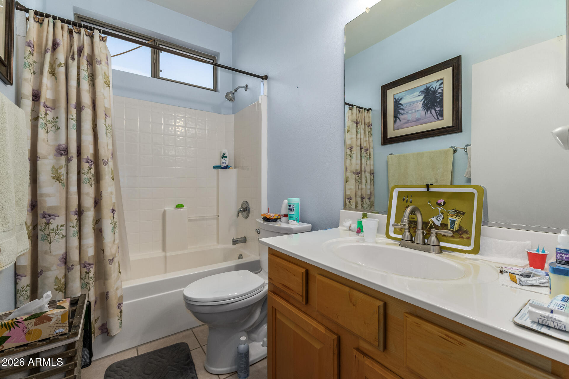 3448 West Webster Court Anthem, AZ 85086 - Photo 19 of 40 a bathroom with a sink a toilet and shower