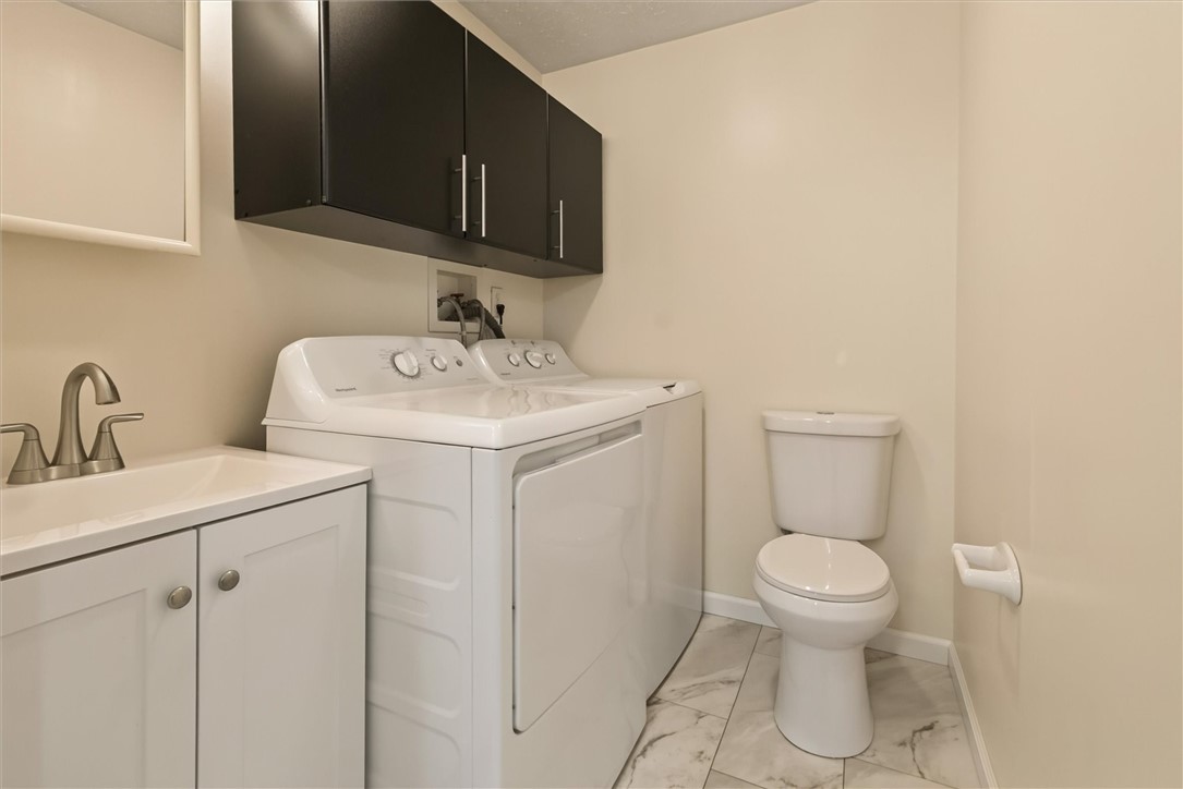 206 Huckleberry Road Farmington, NY 14425 - Photo 33 of 49 Remodeled 1/2 Bath: 1st Floor laundry