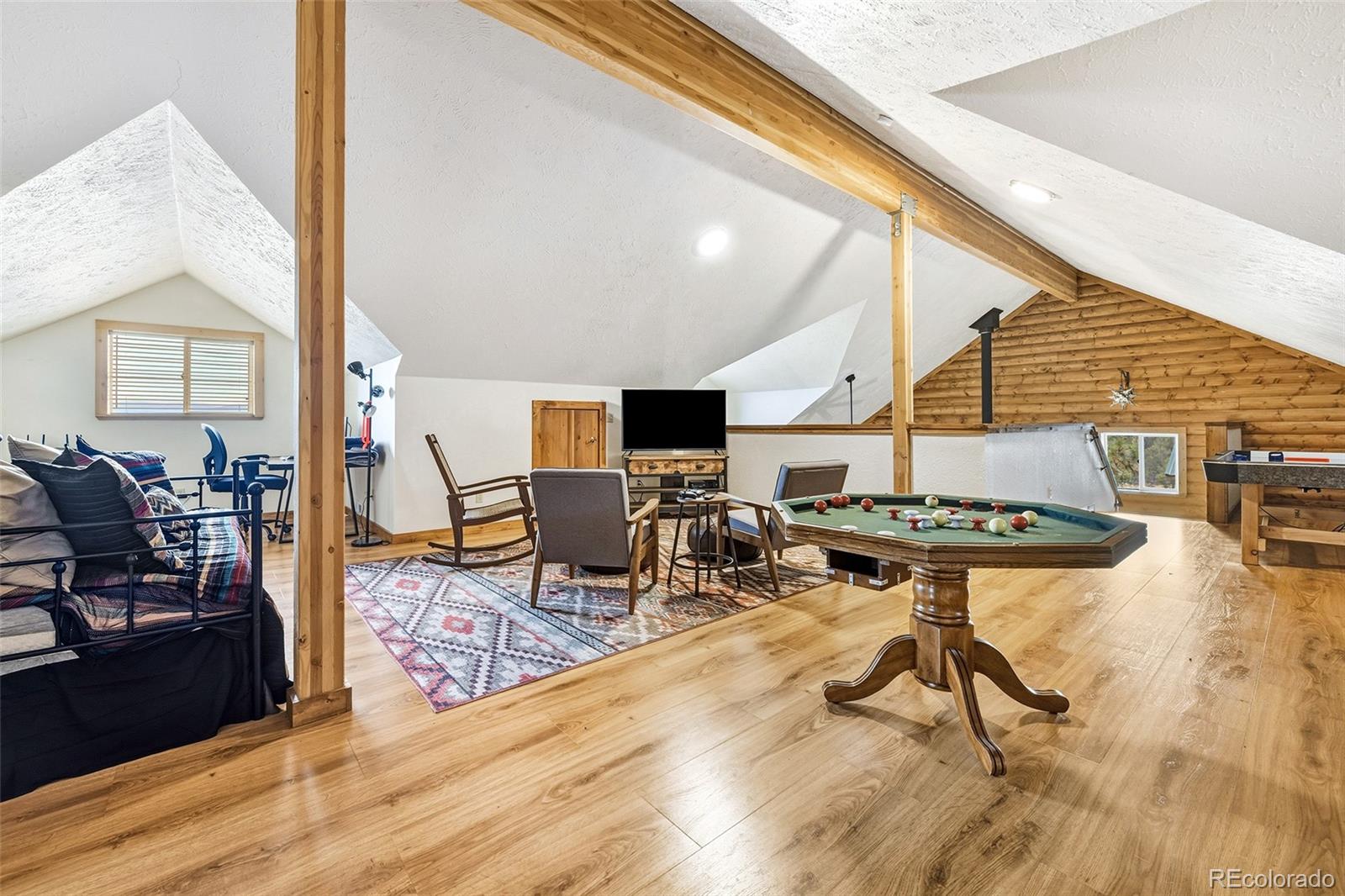 111 Twinkle Road Guffey, CO 80820 - Photo 28 of 39 a view of a living room and dining room