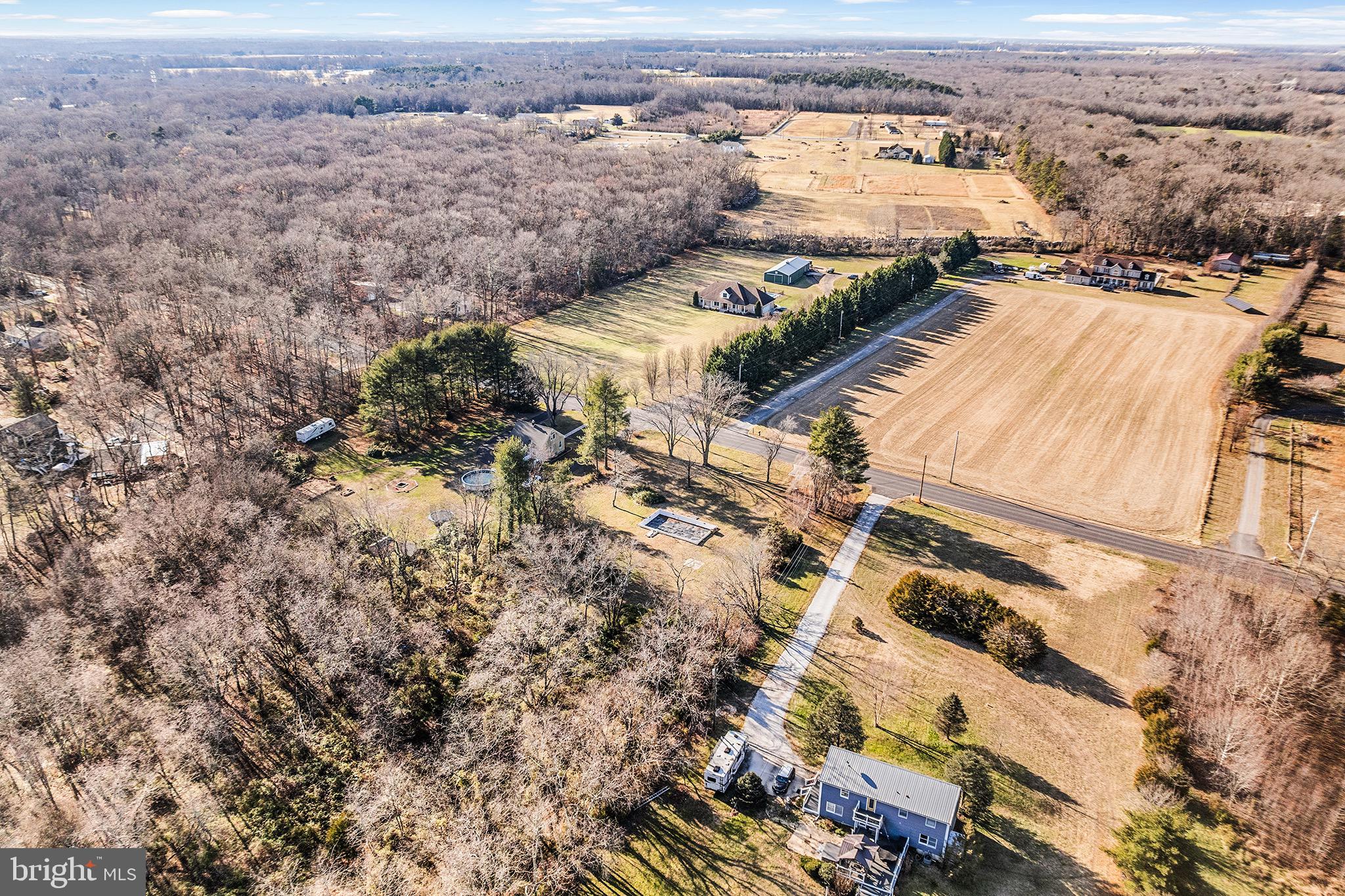 610 Buck Road Pittsgrove, NJ 08318 - Photo 2 of 19 an aerial view of residential houses with outdoor space