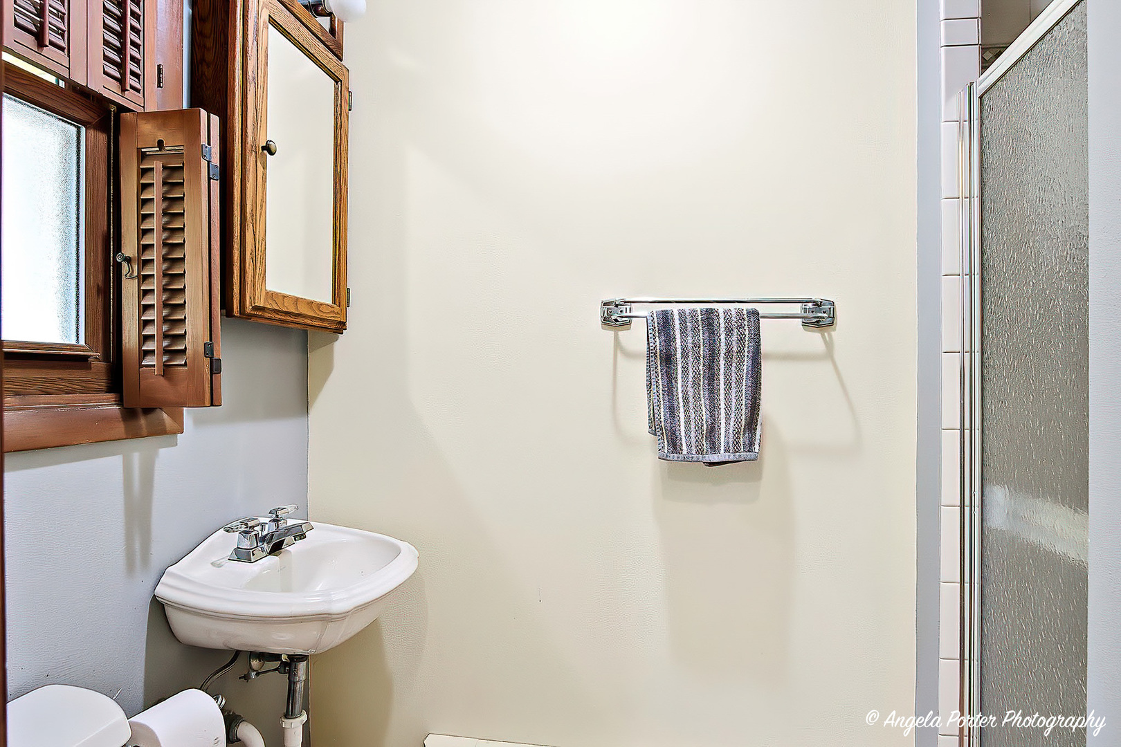 N613 County Rd U Genoa City, WI 53128 - Photo 12 of 22 a bathroom with a sink and a mirror