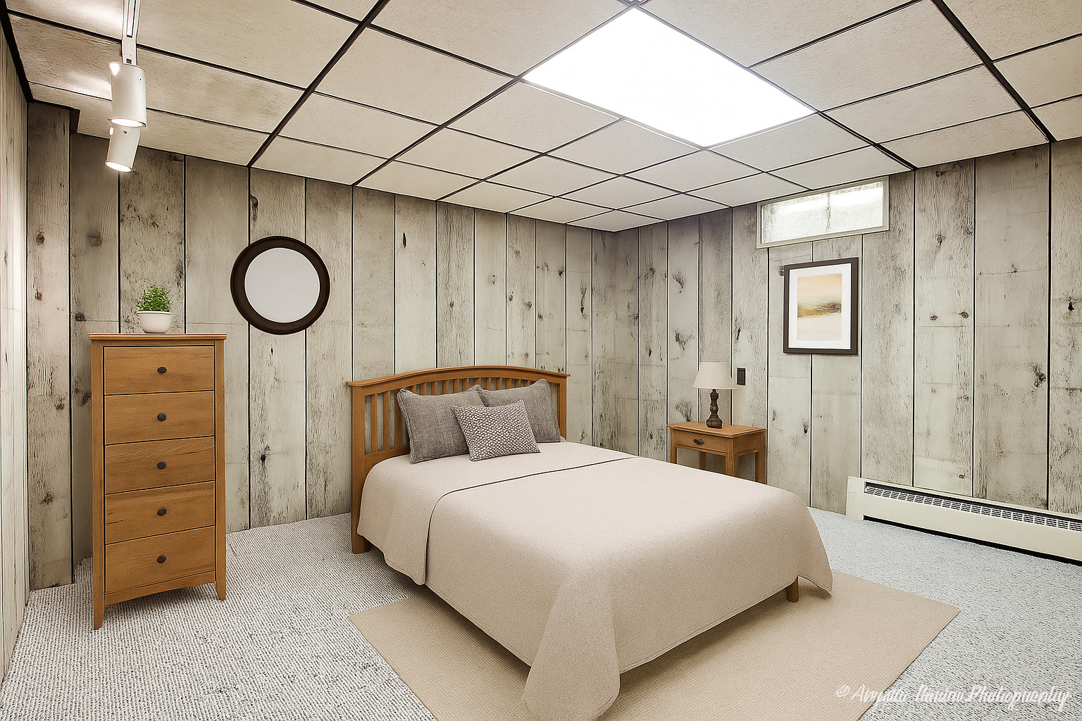 N613 County Rd U Genoa City, WI 53128 - Photo 14 of 22 a bedroom with a large bed and a dresser