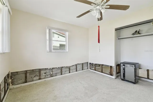 a view of a lake with outdoor seating