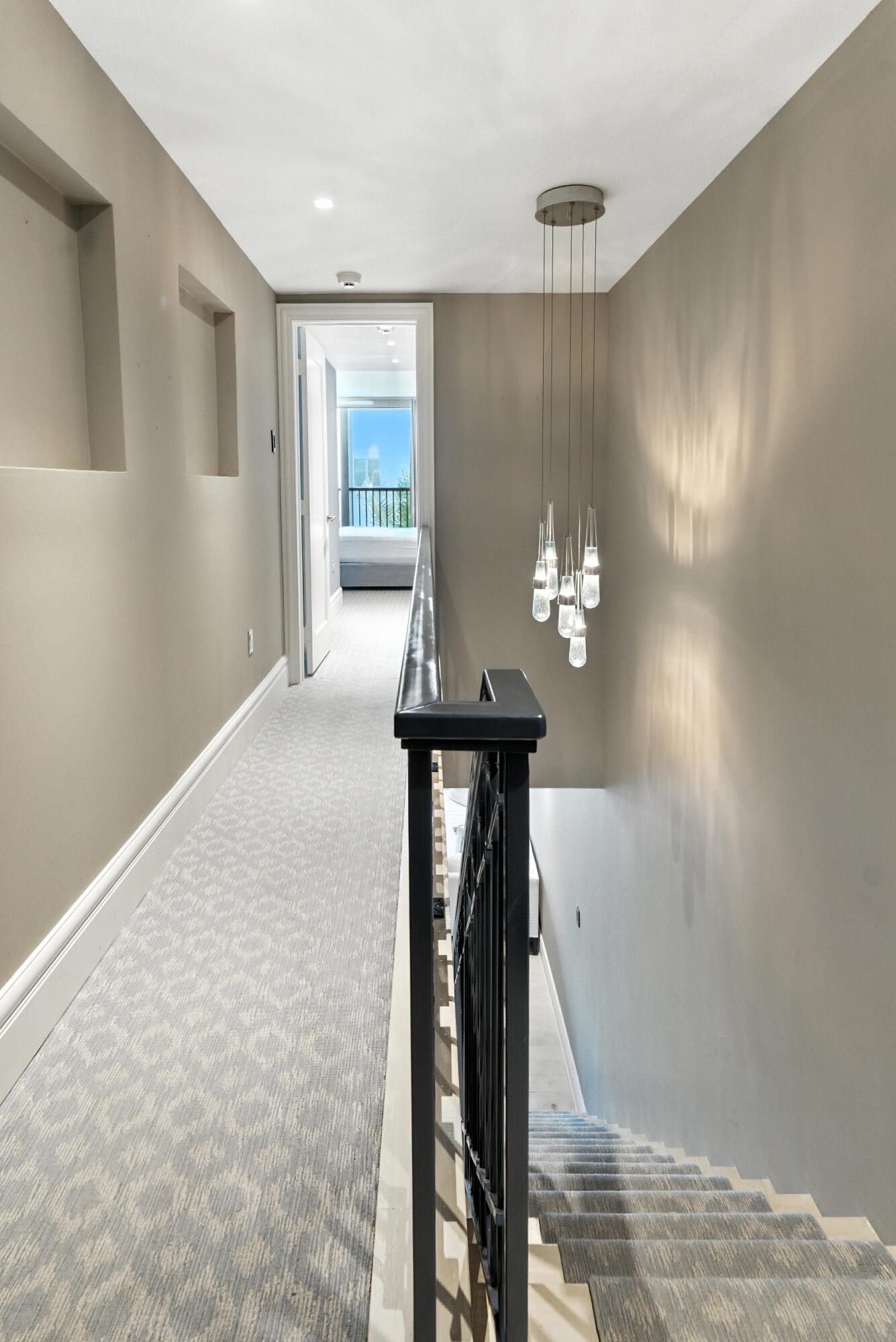 400 South Ocean Boulevard, Unit 419 Palm Beach, FL 33480 - Photo 9 of 24 a view of a hallway with windows